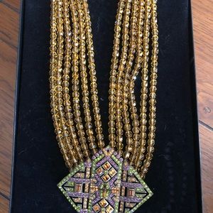 Costume jewelry- Vintage-choker-necklace-earrings